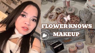 FLOWER KNOWS MAKEUP! 🦋☁️ Butterfly Cloud Collar Unboxing \u0026 Current Collection