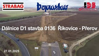 D1 0136 Říkovice–Přerov (dokumentace stavby 01/2025)