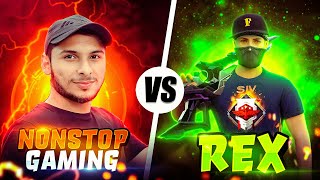 REX VS NONSTOP GAMING 🥵 ON LIVE 😱🔥-SAMSUNG A3,A5,A6,A7,J2,J5,J7,S5,S6,S7,S9,A10,A20,A30,A50