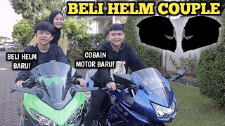 REVIEW MOTOR BARU BELI HELM COUPLE UNTUK RIO DESMA