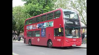 Enviro 400 BAE Hybrid Euro 6 Abellio London 2450 SK14SYZ Route E1 Leaving at Ealing Broadway Station