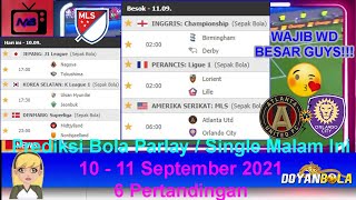 Prediksi Bola Malam Ini 10 - 11 September 2021/2022 Amerika Serikat MLS Atlanta Utd vs Orlando City