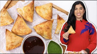 Easy Tortilla Samosas (The ultimate hack for perfect crispy samosas!)