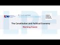 The Constitution and Political Economy (LPE Morning Panels, Columbia Law)