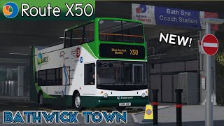 *NEW* Stagecoach Lakes ALX400 Open Top - Bathwick Town route X50