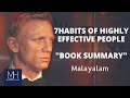 7 habits of highly effective people, Stephen R.Covey book summary by MKjayadev