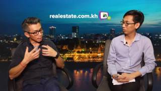 Hun Chansan, director of Re-Edge Architecture & Design on Realestate.com.khTV