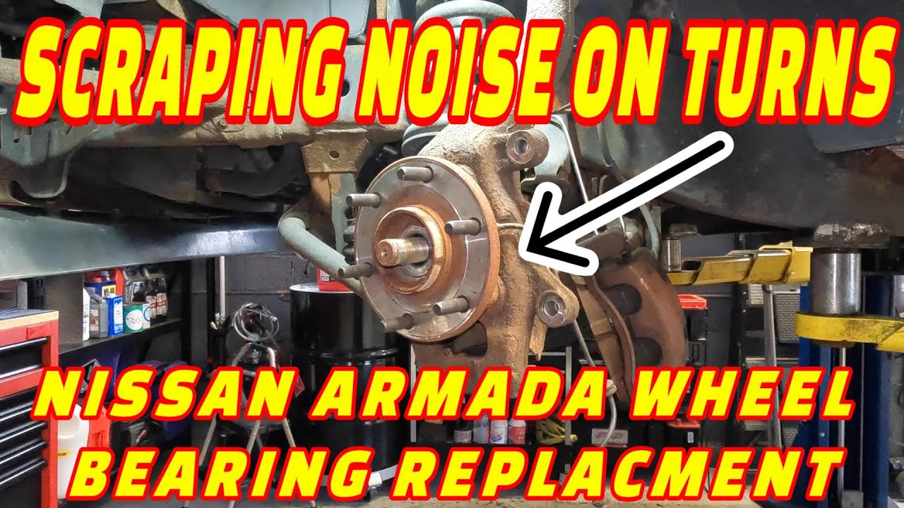 CUSTOMER STATES SCRAPING NOISE WHEN TURNING! HOW TO REPLACE A NISSAN ...