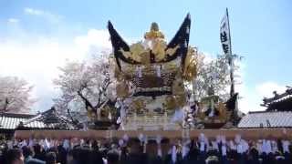 北条節句祭　本宮　谷　御旅所　屋台差し上げ　その３