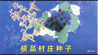 我的世界：5个极品村庄种子，非常适合开存档，尤其是下个版本#Minecraft #MC #我的世界