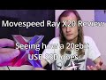 Movespeed Ray x20 review, taking a look at a 20gbit USB SSD