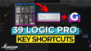 The 39 Logic Pro Key Shortcuts for Faster Mixes