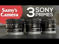 First Look: Three New Full-Frame Contemporary Prime Lenses from Sony | Samy's Camera