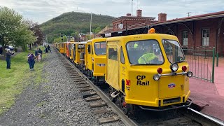 Catching A Train And Rail Speeders At The Tamaqua Station