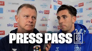 Mark Robins and Luis Binks on Coventry City's defeat against Derby 🎙️