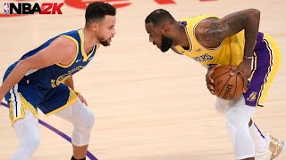 Nba 2k Steph Curry and lebron james When Studied this happens (powerful rivals)...