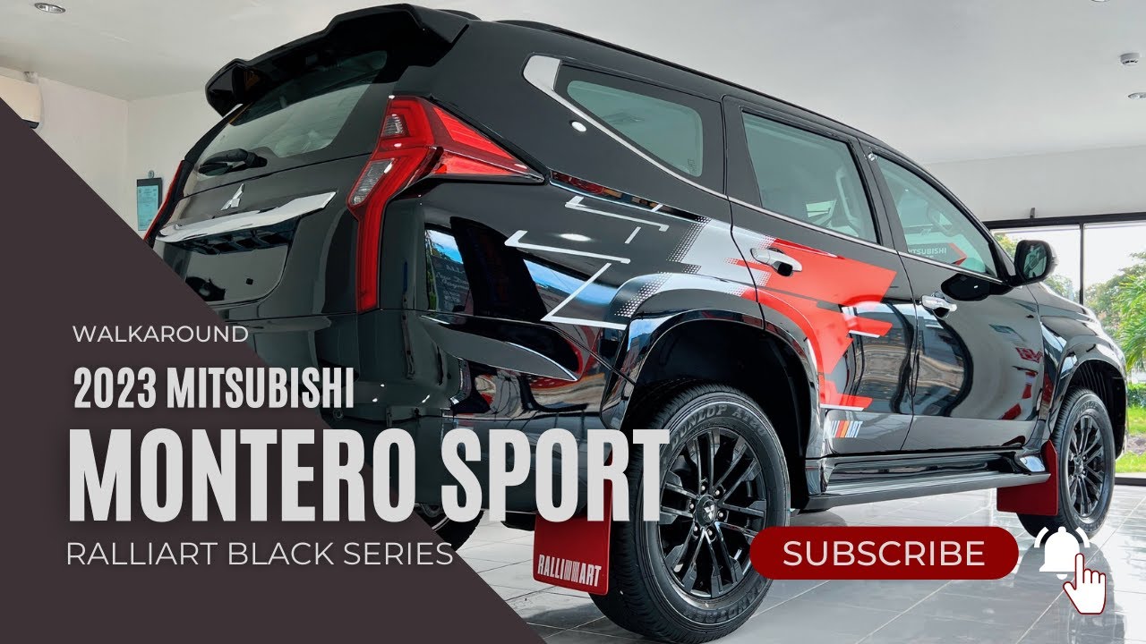 2023 MITSUBISHI MONTERO SPORT BLACK SERIES RALLIART | A TRUE BEAUTY OR ...