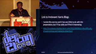 DEF CON 21 - John Ortiz - Fast Forensics Using Simple Statistics and Cool Tools