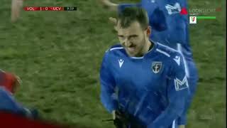 GOOOL! Voluntari - Universitatea Craiova 1-0. Angelov deschide scorul