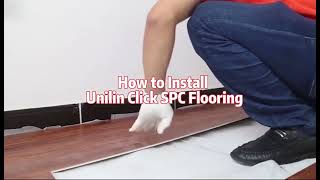 #shorts  #short SPC Flooring Unilin Click Lock System Installation Vinyl Plank PVC Flooring Price