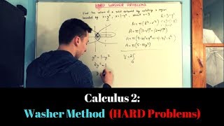 Calculus 2: Washer Method (HARD Problems)