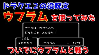 【#DQ2】ニフラムになる予定だった没呪文「ウフラム」を使う