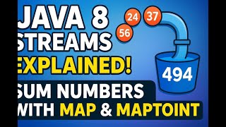 Learn Java Streams with Example | Map, MapToInt & Sum in 5 Minutes