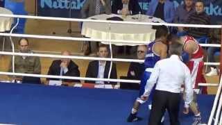 Boxing Zlatna rukavica 2015.  finale do56kg Dositej Todorović(Srbija)-Montassar El Boail(Tunis)