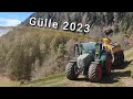 Gülle Ausbringung im extremen Gelände | 2023 | Fendt724 | Zunhammer |