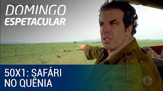 50x1: Álvaro Garnero se aventura em safári no Quênia
