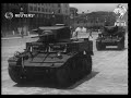 Parade of mechanised might in Brazil (1942)