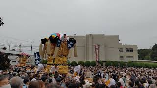 【新居浜太鼓祭り2022】工場前かきくらべ 庄内太鼓台