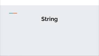 Java for Beginners - Module 6 Classes and objects - String