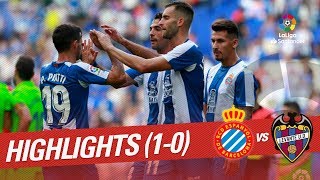 Resumen de RCD Espanyol vs Levante UD (1-0)