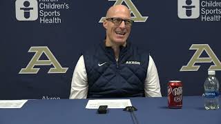 2024-25 Akron Zips Men's Basketball Post-Game Press Conference vs. Toledo - Coach Groce - 1/14/25