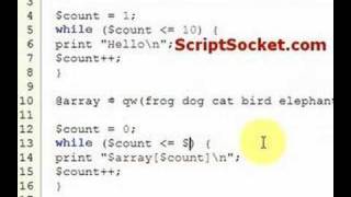 Perl Tutorial 12 - The While Loop, The Until Loop