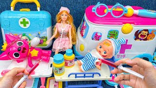 122 Minutes Satisfying with Unboxing Cute Pinkfong BabyShark Ambulance Doctor Playset | ASMR