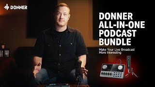 Make Your Live Broadcast More Interesting, Multifunction All-in-One Podcast Bundle丨Donner Spotlight