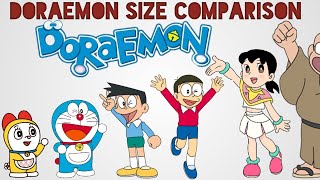 Doraemon Size Comparison | Biggest Characters of Doraemon Cartoons | Satisfying Video