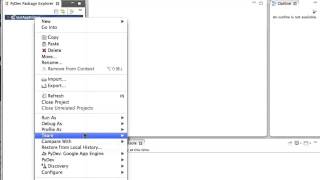 How to create a Google App Engine project in Eclipse PyDev