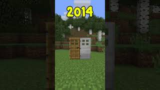 2025 vs 2014 [Nostalgic] 🥺  #minecraft #shorts