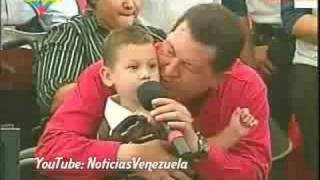 Chávez y el niño de la galleta