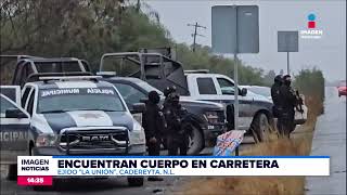 Encuentran cuerpo de hombre sobre carretera a Cadereyta | Noticias MTY segunda emisión