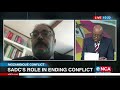 Sadc's role in ending conflict