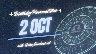 2 October Zodiac Horoscope: Birthday Personality & Traits Revealed
