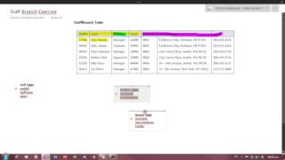 Microsoft Access Tutorial 001 - Database Normalization Staff