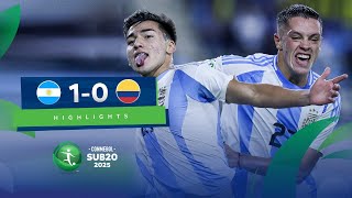 ARGENTINA vs. COLOMBIA [1-0] | RESUMEN | CONMEBOL SUB20 | FASE DE GRUPOS