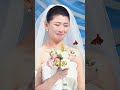 bride cries after seeing butterflies funny cute shorts love