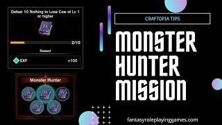 Craftopia - Monster Hunter Mission | Finding the Nothing To Lose Cow