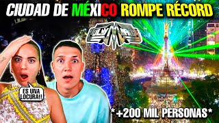 CIUDAD DE MEXICO ROMPE RÉCORD con EVENTO de POLYMARCHS😱🇲🇽 **+200 MIL PERSONAS** #reaccion